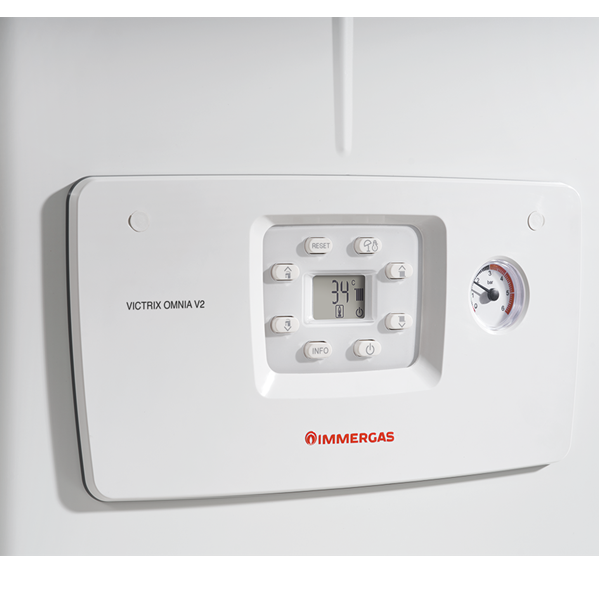 Конденсационный газовый котёл Immergas Victrix Omnia 25 V2 R (дымоход в комплекте 60/100 мм) фото2