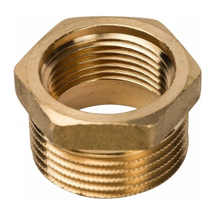 Футорка латунная НР 1/2" х 1/4" ВР General Fittings (260044H040200H) фото1