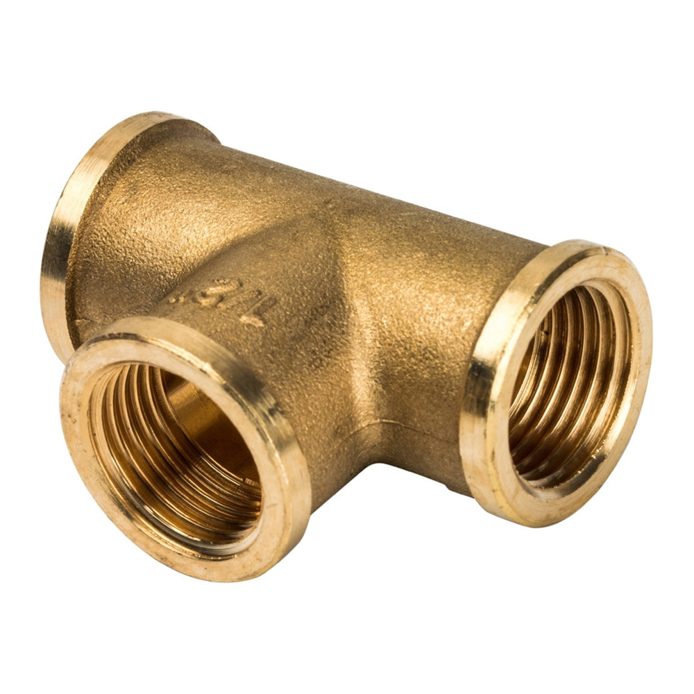 Тройник латунный вн. 1/2" General Fittings (270014H040404A) фото1