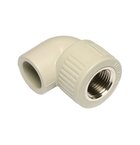 Колено Wavin EKOPLASTIK ПП 20х3/4"вн.
