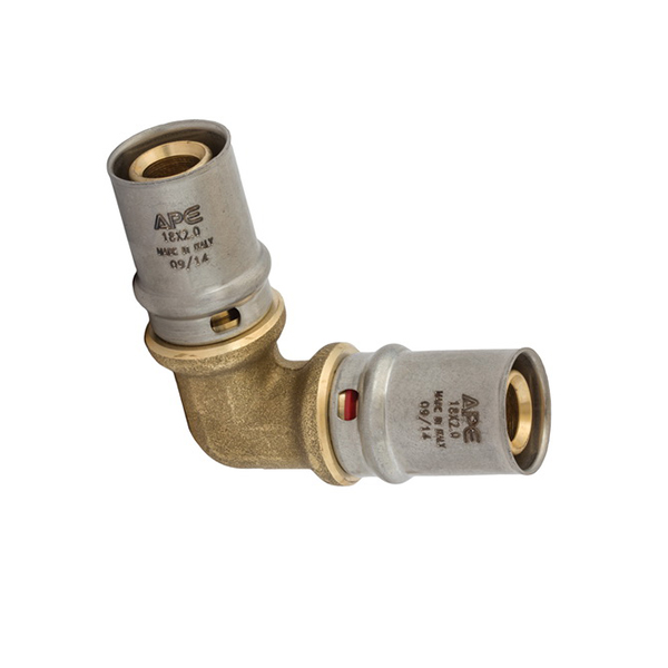 Колено APE 16 (2.0)х16 (2.0) пресс 151  фото1