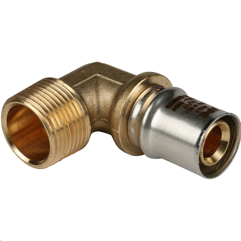 Колено APE нар. 1/2"х20 (2.0) пресс фото1