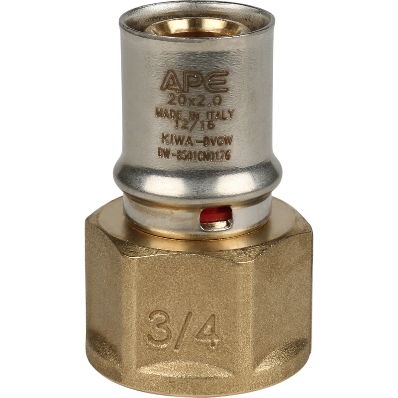 Муфта APE вн.3/4"х20 (2.0) пресс фото1