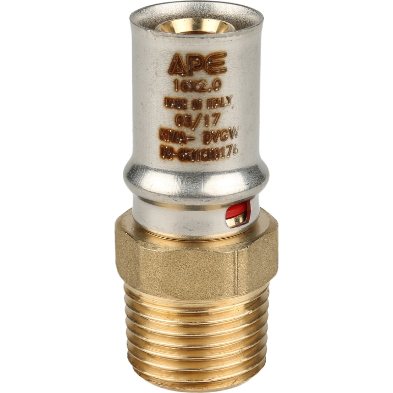 Ниппель APE нар.1/2"х16 (2.0) пресс фото1