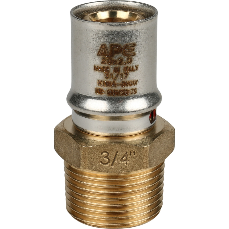 Ниппель APE нар.3/4"х20 (2.0) пресс фото1