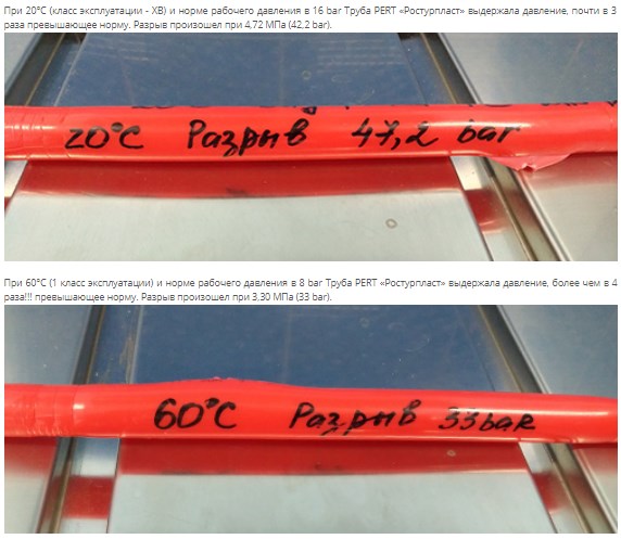 Труба сшитый полиэтилен PE-RT для теплого пола 20(2,0) бухта 200м красная РосТурПласт фото3