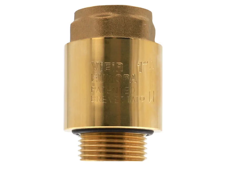 Обратный клапан с металлическим штоком ВН VIEIR 1" (ZHM675) фото1